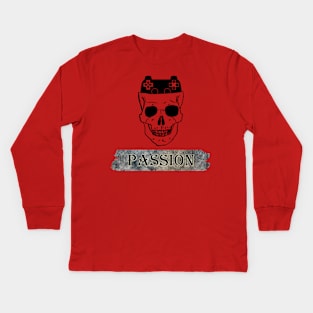 Passion and Profession - Gamer Kids Long Sleeve T-Shirt